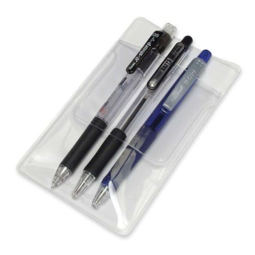 NEW Baumgartens - Pocket Protectors, for Pen Leaks, 6/BX, Clear, Sold as 1 Box,