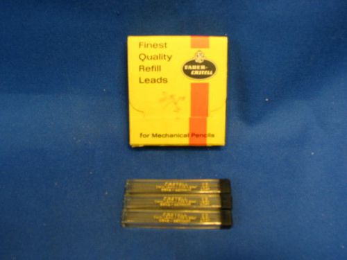 Mechanical Pencil Black Thin Leads. Faber-Castell No. 2B.2 3/4&#034;x .036&#034; 3 tubes