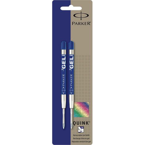 Parker Gel  Pen Refills, Medium Blue, 2pk (Parker 30526PP) - 1  Pack Each