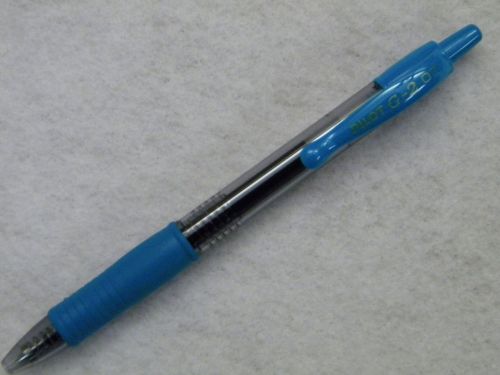 Pilot g2 gel ink genuine roller ball pen - turquoise -free shipping on addedpens for sale