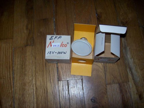 2 nos efp  projector bulb/lamp norelco  12 v 100w for sale