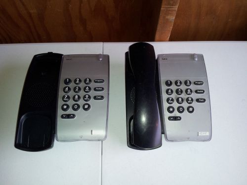 (2) NEC DTR-1-1 / DTR-1-1(BK) Business Telephone