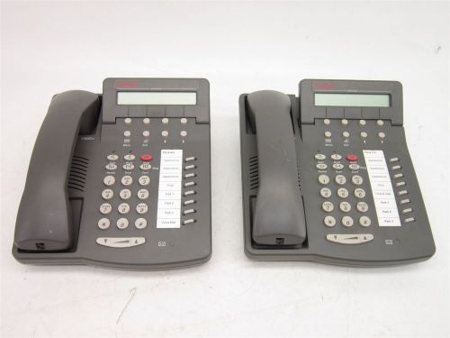 Lot Of 2 Avaya 6408D+ Office Phones With Handsets