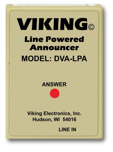NEW Viking VIKI-VKDVALPA Phone Line Powered Digital Voice