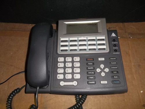 Altigen charcoal communications series lcd phone ip710 alti-ip710 &amp; power supply for sale