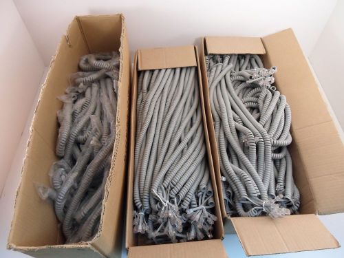 Approximately 300 seven ft handset cords (grey) for sale