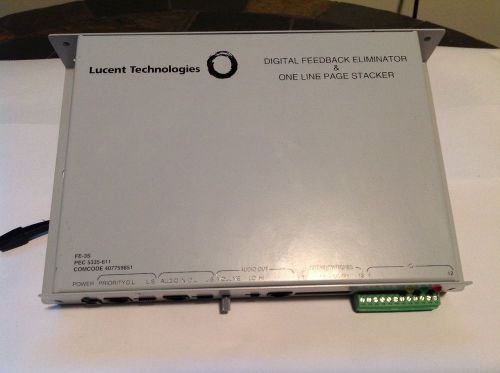 Lucent digital feeedback eliminator &amp; one line page stacker FE-3S PEC-5335-611