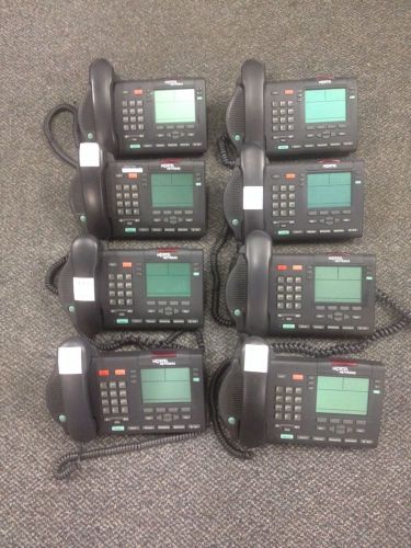 LOT OF 8 - NORTEL NETWORKS - OFFICE - BUSINESS TELEPHONE PHONE - MODEL M3904