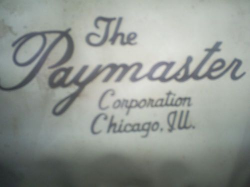 Paymaster Check Writer