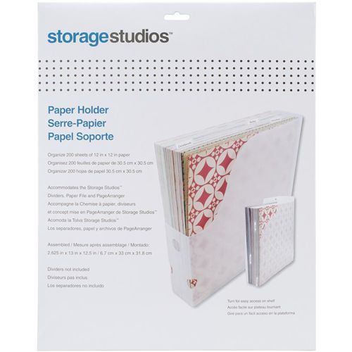 Storage studios paper holder vertical or horizontal holds dividers 200 sheets for sale