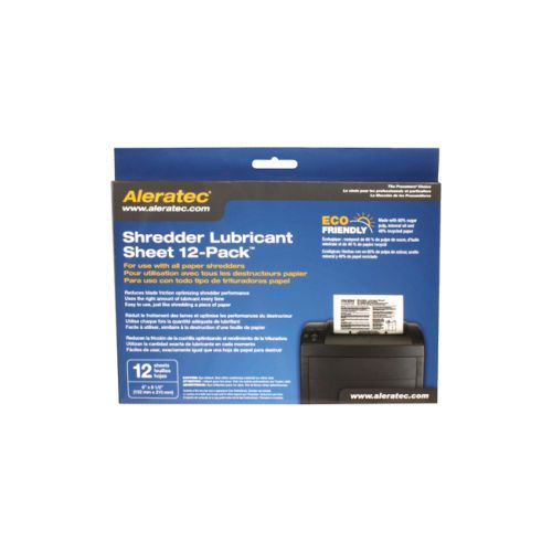 Aleratec 240165 Shredder Lubricant Sheet