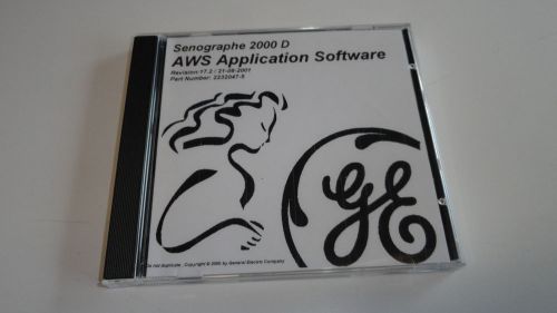 BB10:  GE Sensographe 2000D 2000 D AWS Application Software
