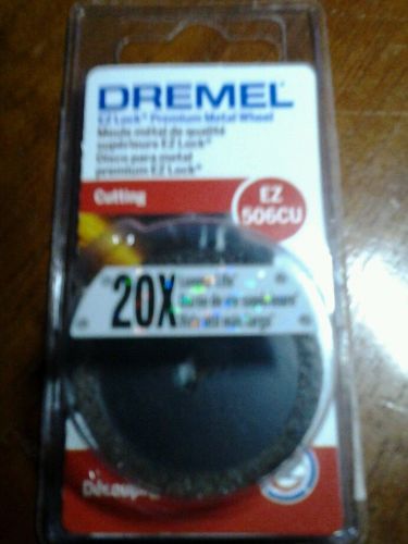 Dremel EZ506CU 1-1/2-Inch Premium Metal Cutting Rotary Wheel. New. FREE SHIPPING