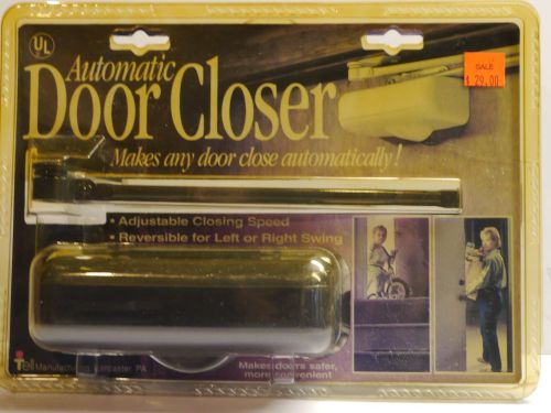 Door Closer Residential Automatic Tell Dark Brown New