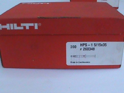 Hilti impact anchor  # 260348 - 200 pcs in original box for sale