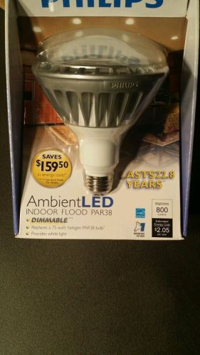 NEW Philips 418442 Dimmable AmbientLED 17-Watt PAR38 Indoor Flood Light Bulb