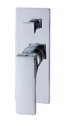 Designer TANCY Bathroom Shower Bath Wall Flick Mixer Tap with Diverter
