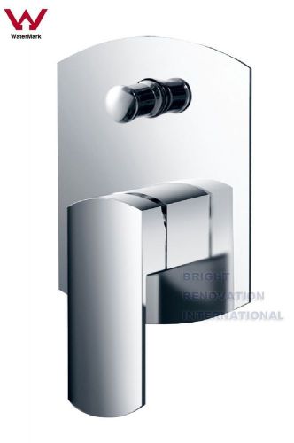 MILAN Square Bathroom Shower Bath Wall Flick Mixer Tap with Diverter