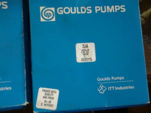 Goulds pumps 2l44 impeller 5.75 inch NEW itt industries