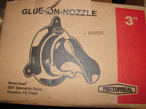*NEW* Rectorseal Brass Downspout 82703 3&#034; G-O-N Glue-On-Nozzle for PVC and ABS