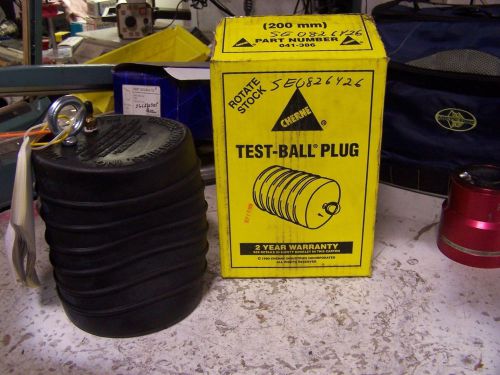 New cherne 041-386 8&#034; inflatable test ball plug for sale