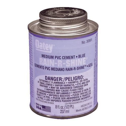 Oatey 30891 pvc wet cement-1/2pint wet pvc cement for sale