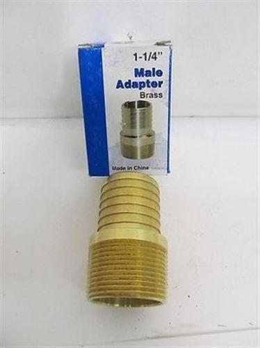 Water Source 1 1/4&#034; Brass Male Adapter - MA125