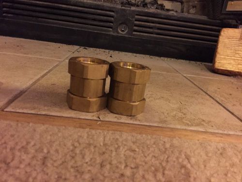 New Gastite XR2  1&#034; Coupling Flexible Gas Piping Brass Fitting Lot Of 2