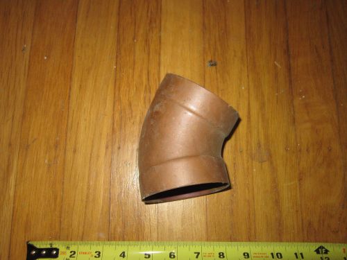 New  3&#034; copper 45 degree  elbow  dwv for sale