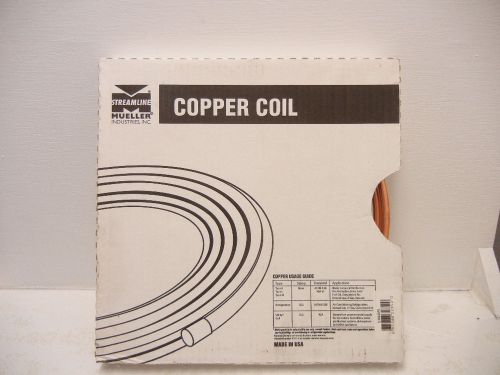 MUELLER D06020PS NEW 20&#039; STREAMLINE 3/8&#034; O.D. COPPER TUBING D06020PS