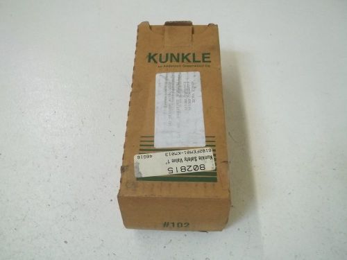 KUNKLE 6182FEM01-KM0135 VALVE *NEW IN A BOX*