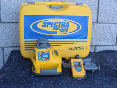 Spectra Precion LL300 Laser with HR300 Receiver and Tripod and level