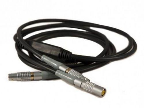 Leica gev205 1.8m power cable for external battery to leica gs for surveying for sale