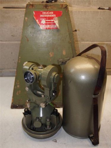 Wild heerbrugg t2 theodolite with case  transit  survey for sale
