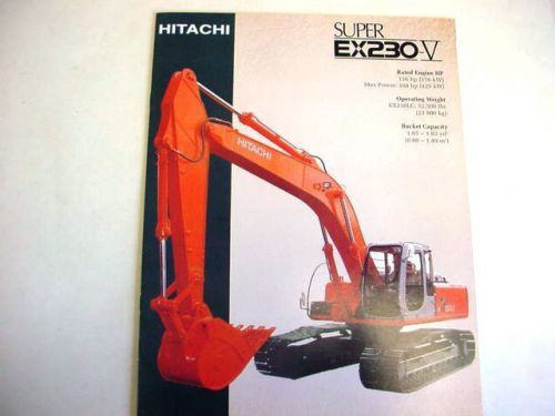 Hitachi EX230-5 Excavator Literature
