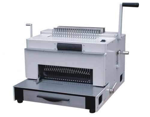 All-purpose electric binding &amp; punching machine. coil, metal wire, plastic comb for sale