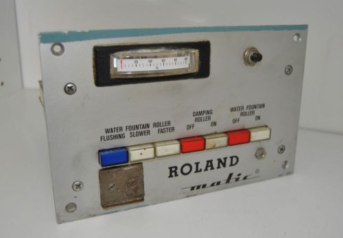 Roland Matic Water Electrical board USED but working fine A37 U514570