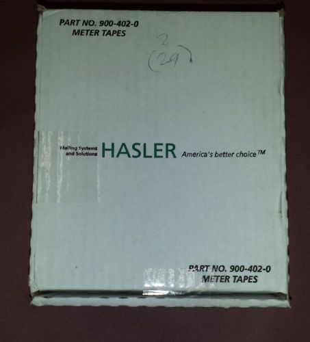 NEW! WJ150 HASLER 29 Bricks of Postage METER TAPES/Strips/Labels #900-402-0