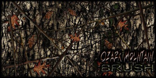 Ozark Mountain Brush Hydrographics / Water Transfer Printing Film - 15&#039; Roll, US $69.99 – Picture 0