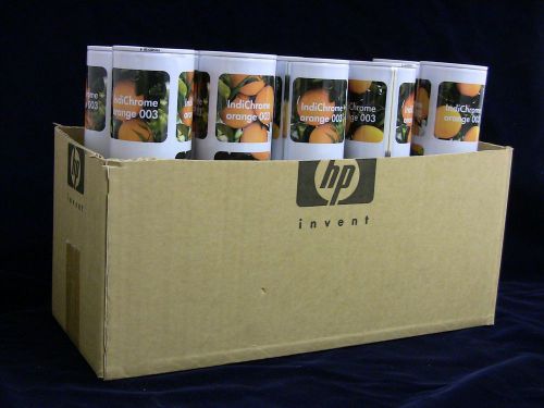 Box of HP Indigo 1000 Electroink Indichrome Orange 003