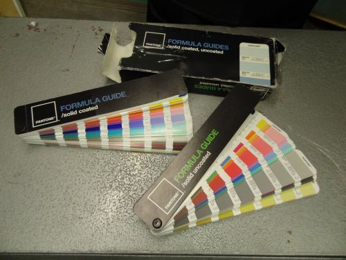 PANTONE COLOR FORMULA GUIDE 2009 SOLID COATED &amp; UNCOATED GUIDES USED