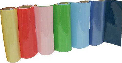 SISER EasyWeed VINYL Kit - 7 rare colors - 15&#034;x12&#034; each roll for heat press/iron