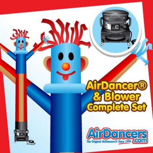 Clown airdancer® &amp; blower complete air dancer package set for sale