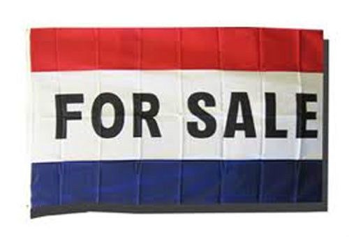 NEW FOR SALE FLAG BANNER 3&#039; X 5&#039; SIGN WITH 2 BRASS GROMMETS