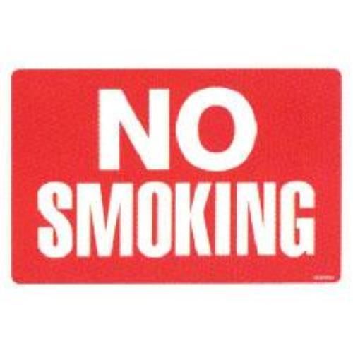 No smoking sign 8&#039;&#039; x 12&#039;&#039; for sale