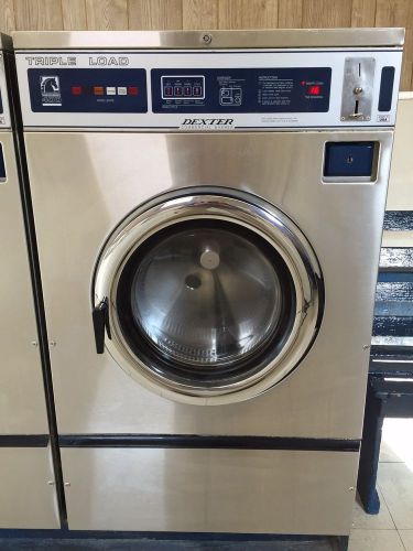 Dexter Triple Load T400 Front Load Washer 220-240v Stainless Steel WCN25AASS
