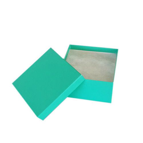 Lot of 12 pcs 3 3/4&#034;x3 3/4&#034;x2&#034; Teal Green Cotton Filled Jewelry Boxes Display