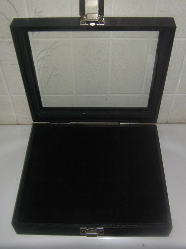 Glass top display case for jewelry 36 ring display for sale