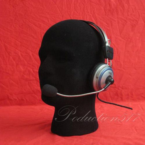 Black Styrofoam Foam Mannequin Manikin Head Holder Model Glasses Wig Cap Display