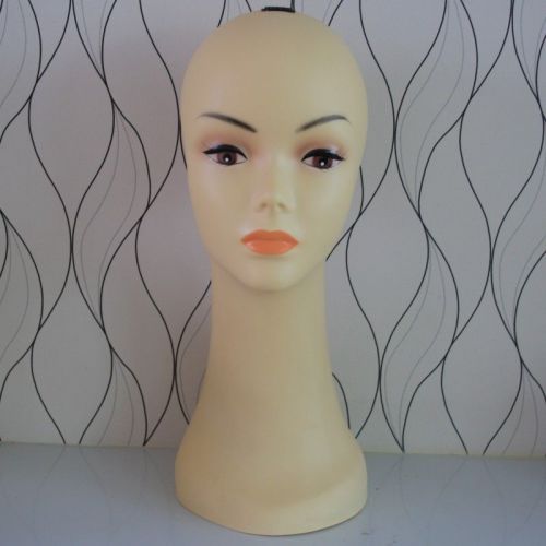 New PVC Mannequin Head 40cm Fake Display for Wig Sunglasses Hats Nude Stand